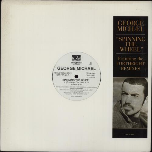 George Michael Spinning The Wheel US Promo 12" vinyl single (12 inch ...