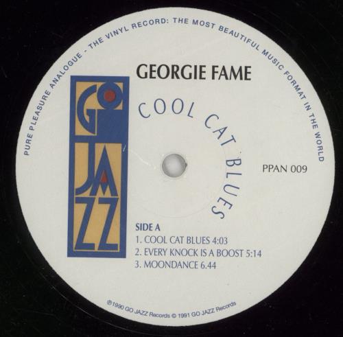 Georgie Fame Cool Blues 2-LP vinyl record set (Double LP Album) UK GFM2LCO806289