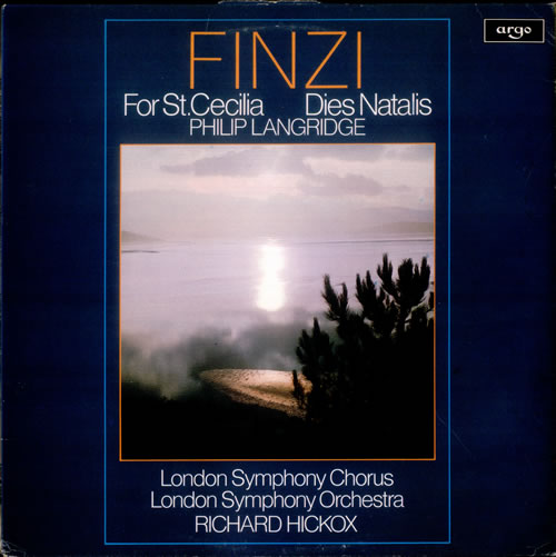 Gerald Finzi For St. Cecilia & Dies Natalis vinyl LP album (LP record) UK GN7LPFO537341