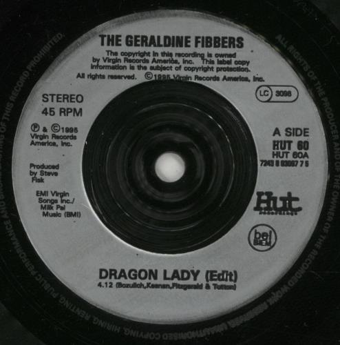 Geraldine Fibbers Dragon Lady 7" vinyl single (7 inch record / 45) UK 6GF07DR507813