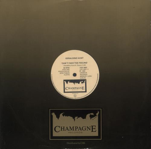 Geraldine Hunt Can't Fake The Feeling 12" vinyl single (12 inch record / Maxi-single) UK Z1T12CA722722