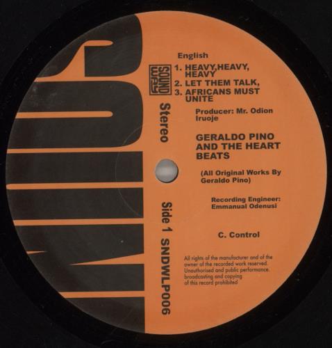 Geraldo Pino Let's Have A Party vinyl LP album (LP record) UK 998LPLE877727