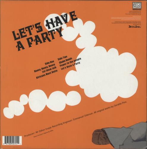 Geraldo Pino Let's Have A Party vinyl LP album (LP record) UK 998LPLE877727