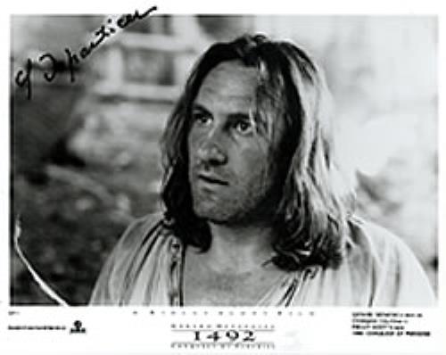 Gerard Depardieu 1492: Conquest Of Paradise - Autographed photograph UK GD3PHCO268991