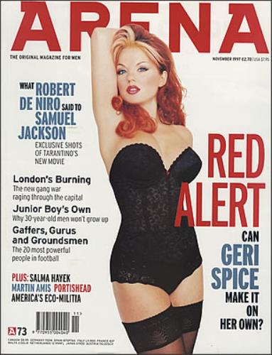 Geri Halliwell Arena - November 1997 magazine UK G-RMAAR378934