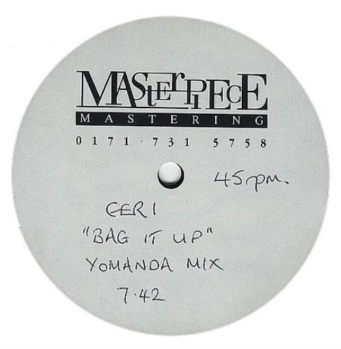 Geri Halliwell Bag It Up - Acetate! 12" vinyl single (12 inch record / Maxi-single) UK G-R12BA377976