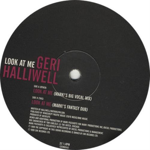 Geri Halliwell Look At Me 12" vinyl single (12 inch record / Maxi-single) UK G-R12LO135912