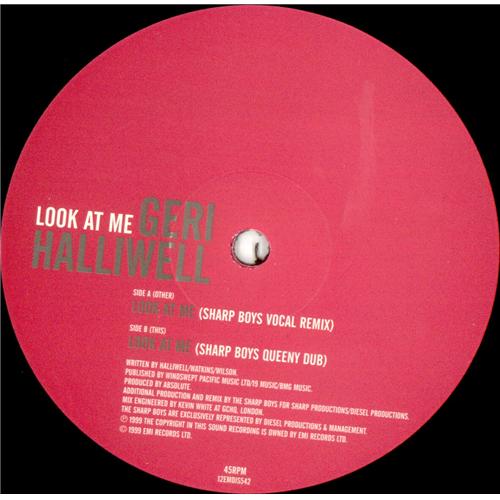 Geri Halliwell Look At Me 12" vinyl single (12 inch record / Maxi-single) UK G-R12LO135913