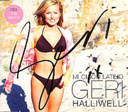 Geri Halliwell Mi Chico Latino CD2 - AUTOGRAPHED CD single (CD5 / 5") UK G-RC5MI259141