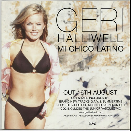 Geri Halliwell Mi Chico Latino display UK G-RDIMI632166