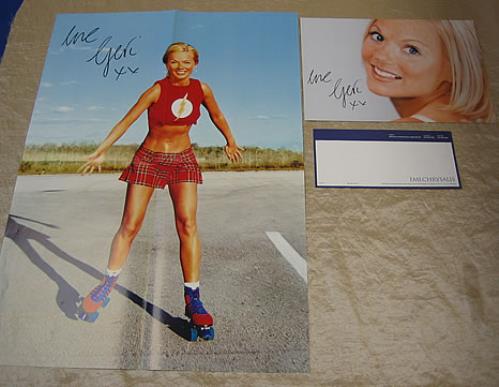 Geri Halliwell Photo & Poster Set memorabilia UK G-RMMPH348129