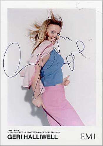 Geri Halliwell Signed Photograph photograph UK G-RPHSI258314