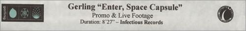 Gerling Enter Space Capsule video (VHS or PAL or NTSC) UK RLIVIEN241269