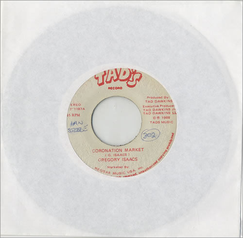 Germinal Coronation Market 7" vinyl single (7 inch record / 45) US GR607CO492263