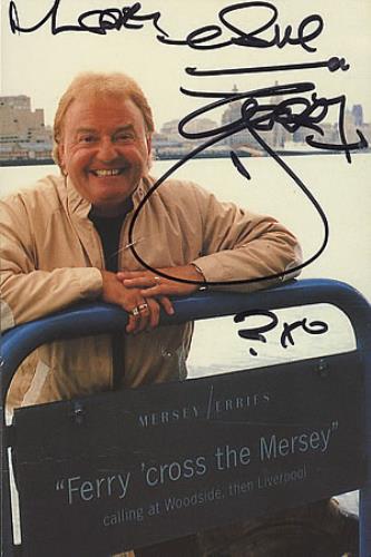 Gerry And The Pacemakers Autographed Postcard handbill UK GPMHBAU391550