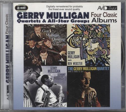 Gerry Mulligan Four Classic Albums 2 CD album set (Double CD) UK GAJ2CFO863399