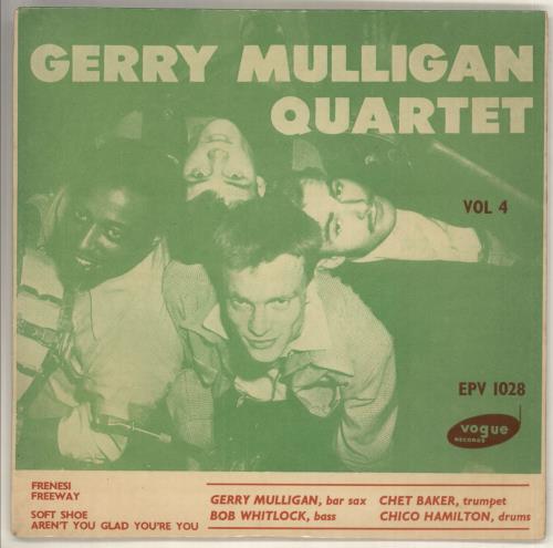 Gerry Mulligan Gerry Mulligan Quartet Vol. 4 7" vinyl single (7 inch record / 45) UK GAJ07GE726198