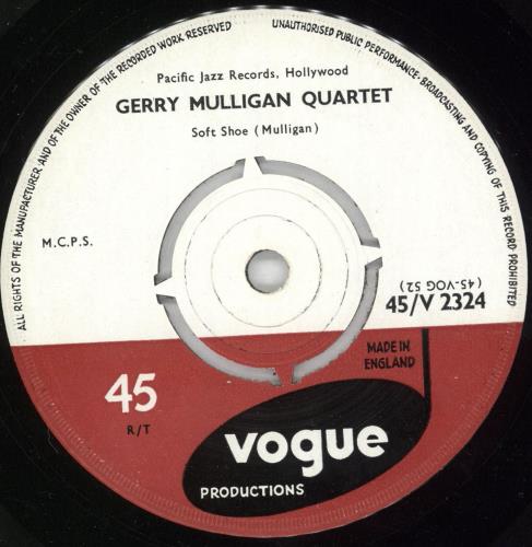 Gerry Mulligan Soft Shoe 7" vinyl single (7 inch record / 45) UK GAJ07SO726134