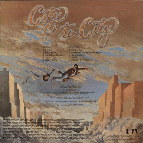 Gerry Rafferty City To City vinyl LP album (LP record) US GERLPCI836608