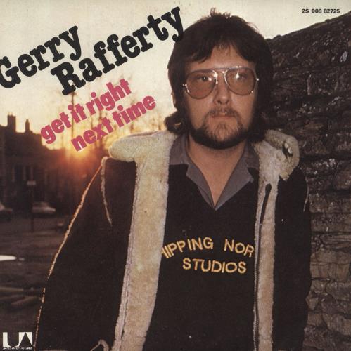Gerry Rafferty Get It Right Next Time 7" vinyl single (7 inch record / 45) French GER07GE744368