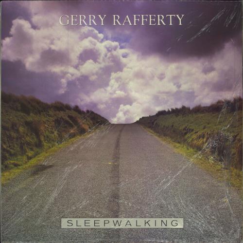 Gerry Rafferty Sleepwalking + Shrink vinyl LP album (LP record) UK GERLPSL754445