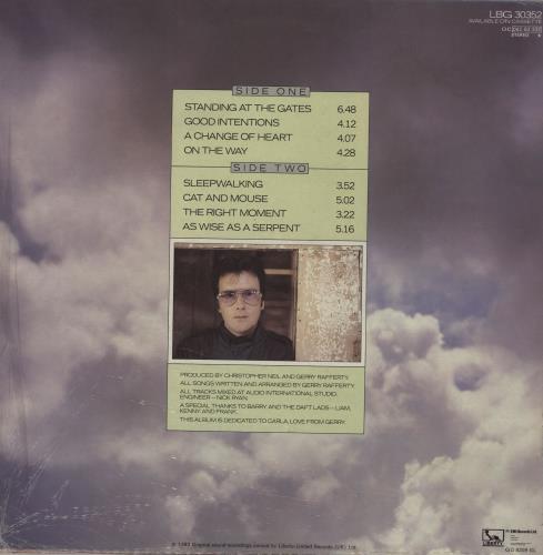 Gerry Rafferty Sleepwalking + Shrink vinyl LP album (LP record) UK GERLPSL754445