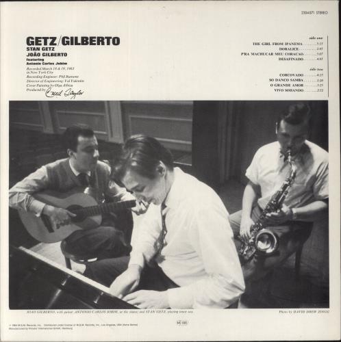 Getz / Gilberto Getz/Gilberto vinyl LP album (LP record) Dutch GY2LPGE319801