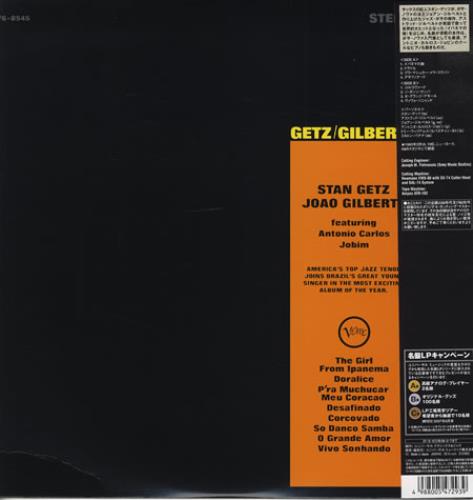 Getz / Gilberto Getz/Gilberto vinyl LP album (LP record) Japanese GY2LPGE396391