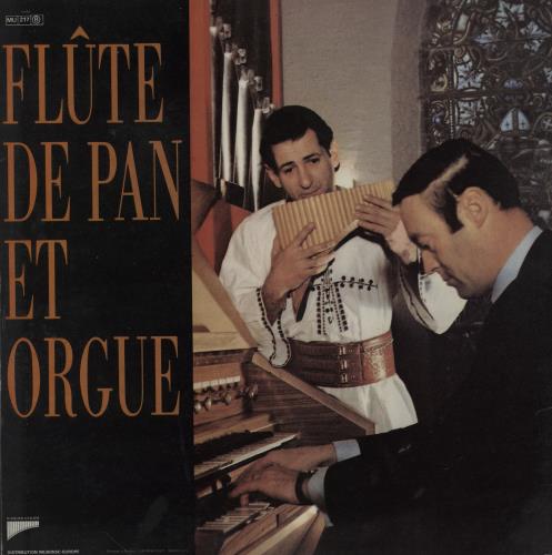 Gheorghe Zamfir & Marcel Cellier Improvisations Flte De Pan Et Orgue vinyl LP album (LP record) French 2NYLPIM759600