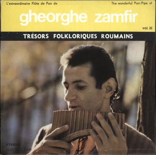 Gheorghe Zamfir The Wonderful Pan-Pipe Of Gheorghe Zamfir Vol. III vinyl LP album (LP record) Romanian GZALPTH713996