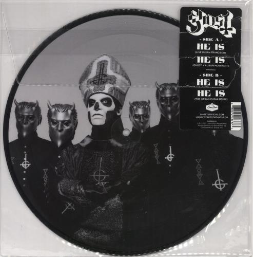 Ghost (Swedish) He Is 10" Vinyl Picture Disc (10 inch Record Single) UK I0P1PHE724956