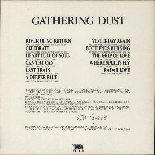 Ghost Dance Gathering Dust vinyl LP album (LP record) UK GSTLPGA34389