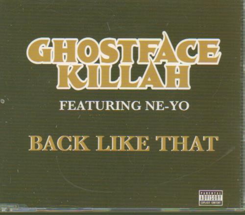 Ghostface Killah Back Like That CD single (CD5 / 5") UK GHFC5BA657643