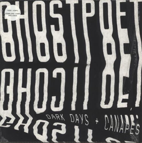 Ghostpoet Dark Days + Canapes - 180gm Black Vinyl vinyl LP album (LP record) UK Z7OLPDA869145