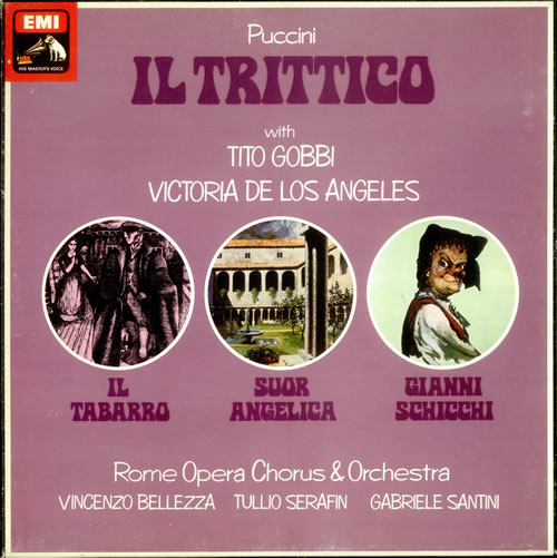 Giacomo Puccini Il Trittico 3-LP vinyl record set (Triple LP Album) UK PK53LIL533995