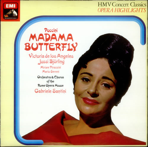 Giacomo Puccini Madama Butterfly vinyl LP album (LP record) UK PK5LPMA532055