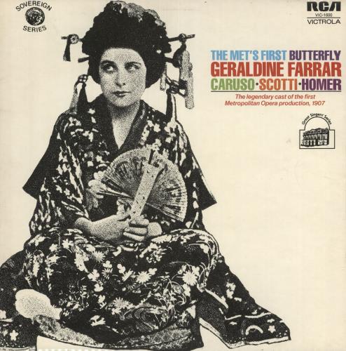 Giacomo Puccini The Met's First "Butterfly" vinyl LP album (LP record) UK PK5LPTH746665