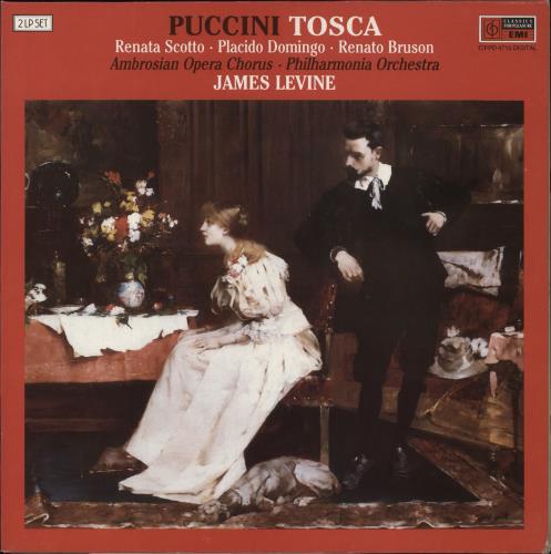 Giacomo Puccini Tosca 2-LP vinyl record set (Double LP Album) UK PK52LTO835922