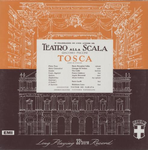 Giacomo Puccini Tosca 2-LP vinyl record set (Double LP Album) UK PK52LTO881136