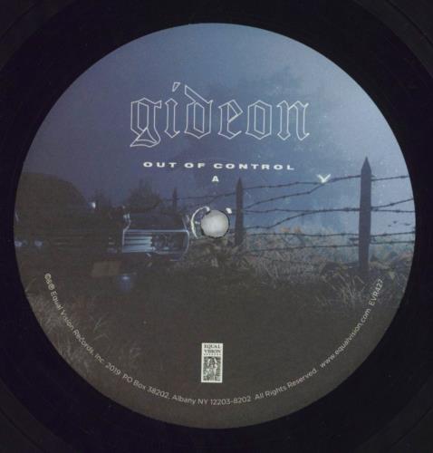 Gideon Out Of Control - Shrink vinyl LP album (LP record) US 54NLPOU822020