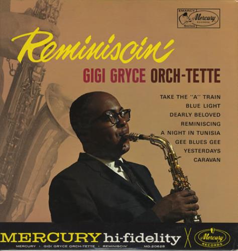 Gigi Gryce Reminiscin' vinyl LP album (LP record) US GGRLPRE369958