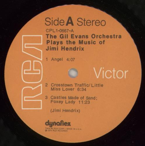 Gil Evans The Gil Evans Orchestra Plays The Music Of Jimi Hendrix - Shrink vinyl LP album (LP record) US GIVLPTH875642