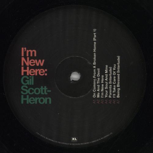 Gil Scott-Heron I'm New Here vinyl LP album (LP record) US GSHLPIM500670
