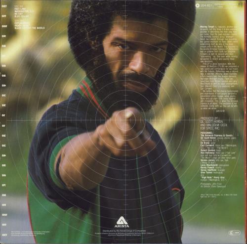 Gil Scott-Heron Moving Target vinyl LP album (LP record) German GSHLPMO425048