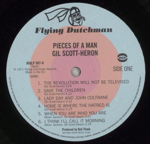 Gil Scott-Heron Pieces Of A Man vinyl LP album (LP record) UK GSHLPPI868035