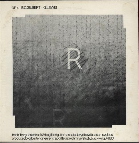 Gilbert & Lewis 3R4 - VG vinyl LP album (LP record) UK G+LLPRV782224