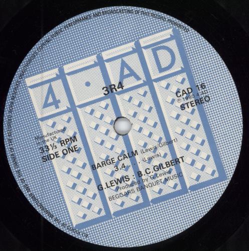 Gilbert & Lewis 3R4 - VG vinyl LP album (LP record) UK G+LLPRV782224