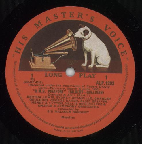 Gilbert & Sullivan H.M.S. Pinafore And Trial By Jury 2-LP vinyl record set (Double LP Album) UK G+S2LHM854741