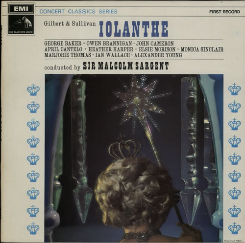 Gilbert & Sullivan Iolanthe 2-LP vinyl record set (Double LP Album) UK G+S2LIO628135