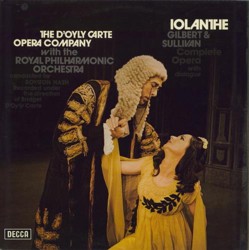 Gilbert & Sullivan Iolanthe 2-LP vinyl record set (Double LP Album) UK G+S2LIO774975